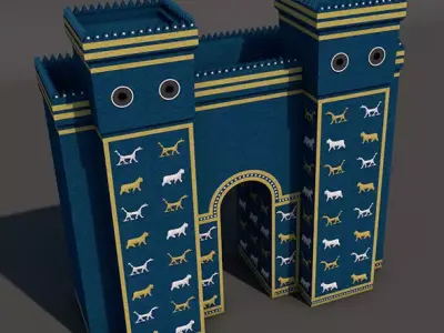 Ishtar Gate 3D model