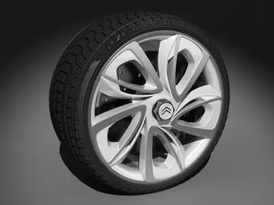 Citroen GT wheel 3D model