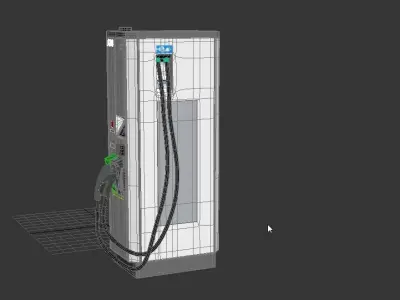 ABB Terra 53 EV Electric car charging station 3D model
