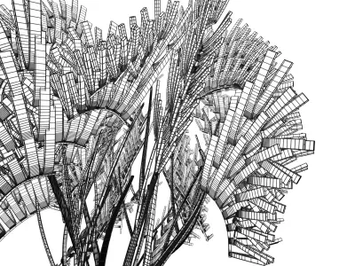 Cartoon tree S2Av3 Free 3D model