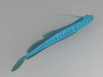 Cartoon Fish 4 Low-poly 3D model