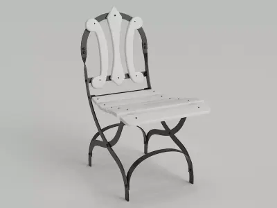 Outdoor chair 3D model get