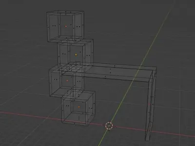 Working table Free 3D model