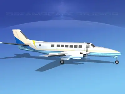 Beechcraft B99 Florida Coastal 3D model