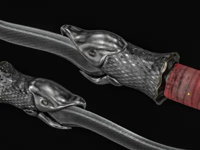 Artifact  Sward Low-poly 3D model