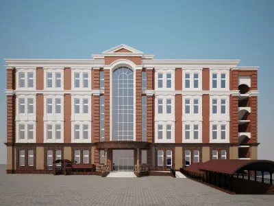 Office centre 3D model