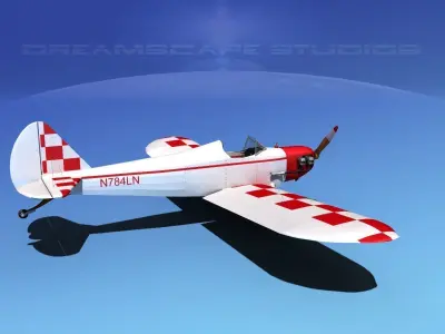 Flybaby biplane 3D model