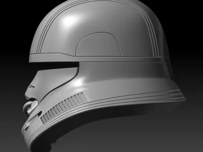 First Order Jet Trooper Helmet 3D Printable Model 3D print model