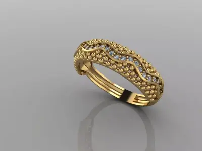 Jewel gold fuison 3D print model