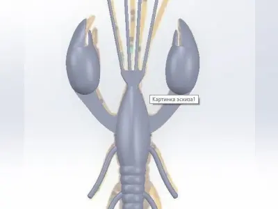 Crayfish lobster Texture