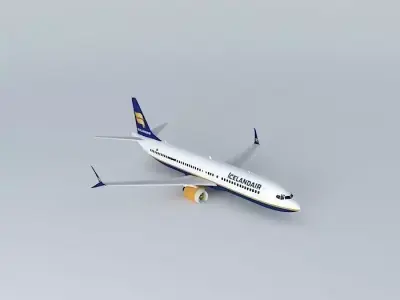 Icelandair Boeing 737 MAX 9 Free 3D model