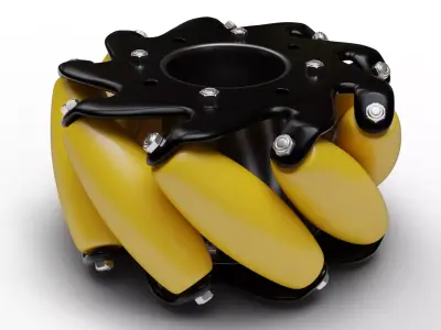 Mecanum wheel 3D model