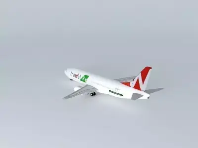Boeing 737 400 TrawelFly Airlines Free 3D model