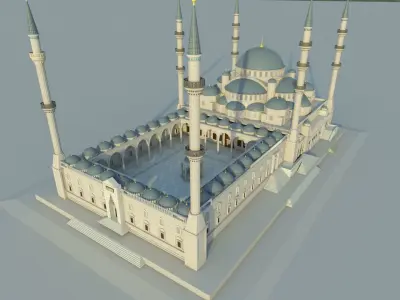 Blue Mosque 3D model