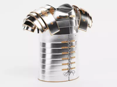 Lorica Segmentata - Roman Armor Equipment 3D model