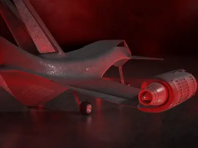 Anti-radar drone 3D model