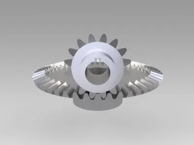 Pinion conical 3D model