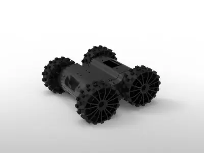 Nerva Lg UGV Low-poly 3D model