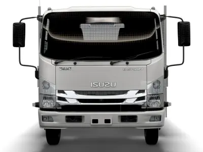 Isuzu Elf Rigid body truck 2021 3D model