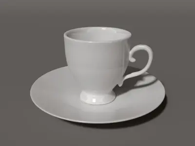 Tea Cup Free 3D model purchase