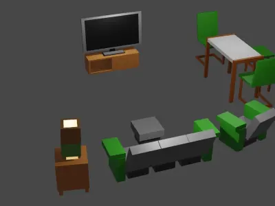 home furniture Free 3D model
