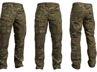 Crye Precision G4 Combat Pants - Marvelous Designer 3D model