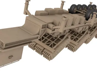 Jobaria Defense Systems Multiple Cradle Launcher  3D model