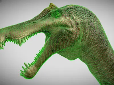Spinosaurus 2023 Low-poly 3D model