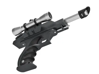 Captain Typho Blaster S-5 from Star Wars 3D model