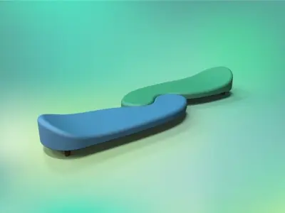 Modular couch or sofa Free 3D model