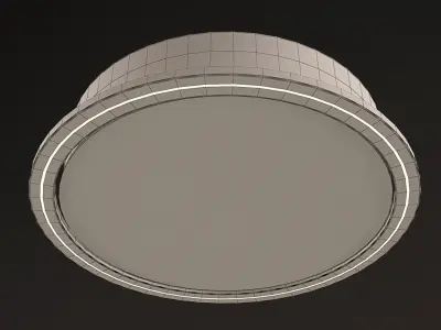 halogen round led downlight Free 3D model