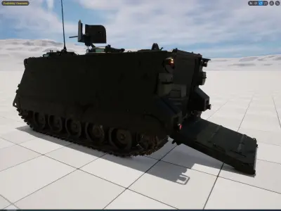 M-113 Armored personnel Carrier A1  3D model