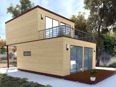 Private House 60m2 3D model