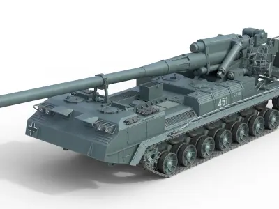 5 Military Vehicles Collection v35 Low-poly 3D model