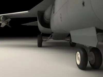 F111 Jet Fighter 3D model