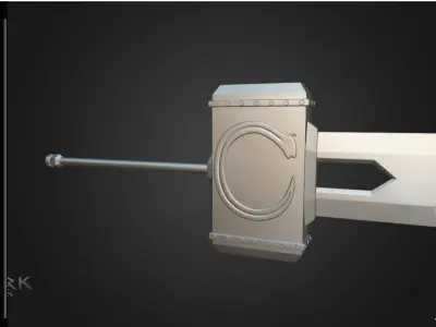 The mighty Hammerblade Low-poly 3D model