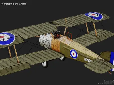 Sopwith Camel F1 3D model