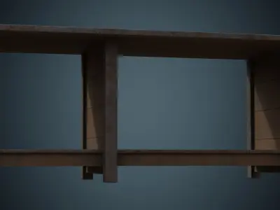 Workbench 3B Low-poly 3D model