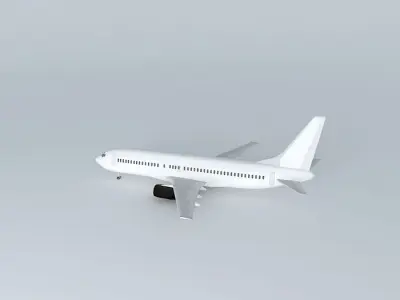Boeing 737-800 Template Free 3D model