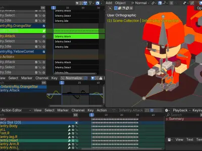 Free 3D Land Units Advance Wars Free low-poly 3D model
