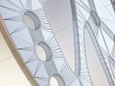 E-Scooter Disc Brake with Procedural PBR Material Setup 3D model