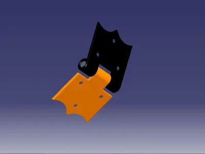 HINGES bracket Free 3D model