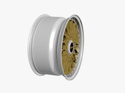 Rim Model gold wheel 3D model