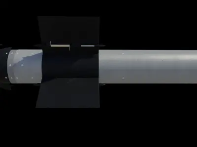 Mikholit air-to-surface IAF missile 3D model