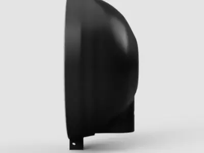 4x4 sealed beam socket 3D model