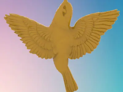 sparrow 3D MODEL STL FILE FOR CNC ROUTER LASER 3D print model