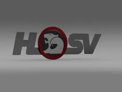 HSV Logo 3D model