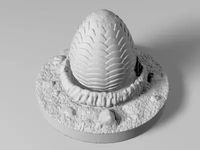 Creature Egg Free 3D print model