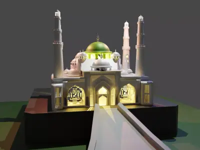 Taj mahal 3D model