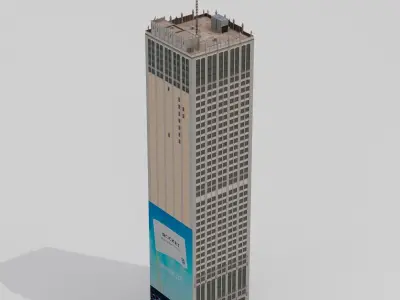 Cadillac Tower 3D model